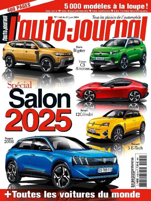 Title details for L'auto Journal by Editions Mondadori Axel Springer (EMAS) - Available